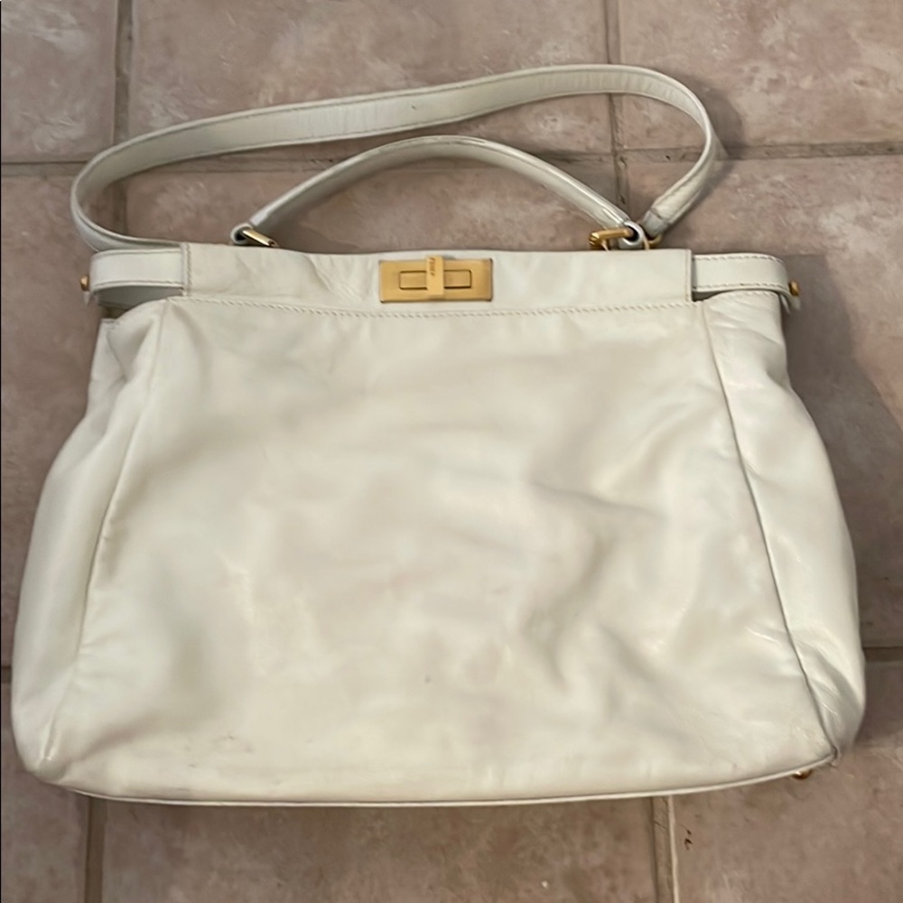 Fendi Oversized  ‘Peekaboo’ tote